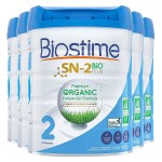 【澳洲直邮】BIOSTIME SN-2 BIO PLUS 合生元澳新有机婴儿配方奶粉2段 800G 6罐
